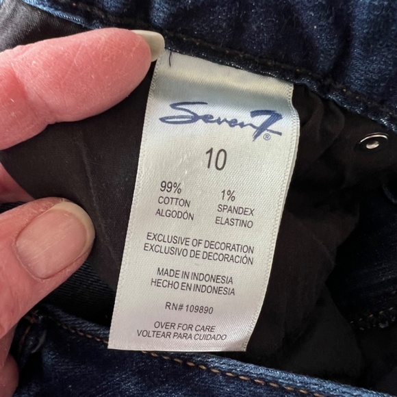 Seven7 Jean Shorts Size 10 - Picture 6 of 8